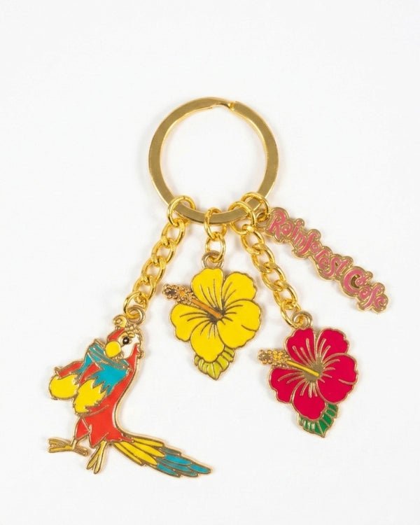 Rainforest Cafe | Rio Hibiscus Charms | Keychain