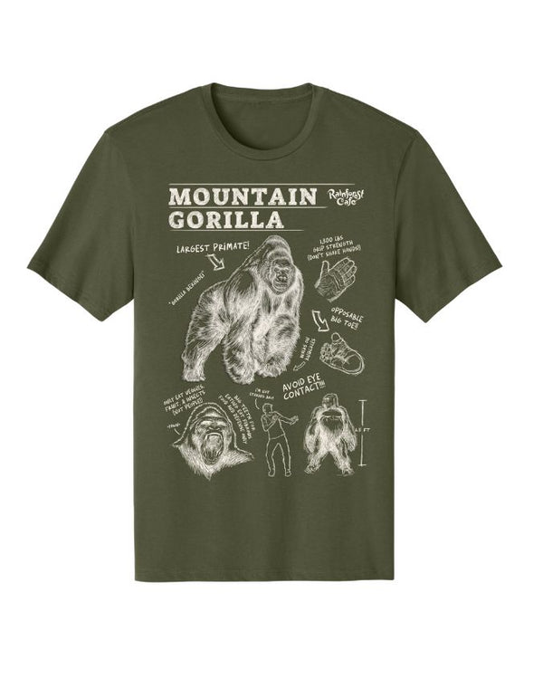 Rainforest Cafe | Gorilla Sketch | Adult Tee