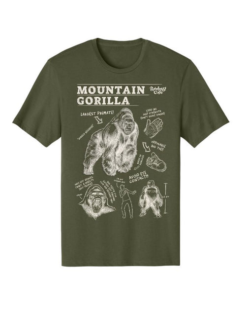 Rainforest Cafe | Gorilla Sketch | Adult Tee ~ FINAL SALE