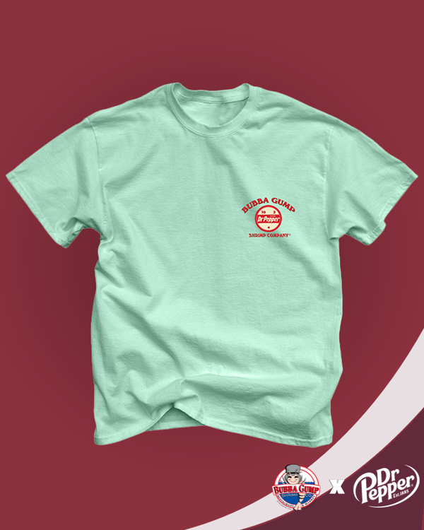 Dr Pepper x Bubba Gump | Retro Logo | Adult Tee - FINAL SALE