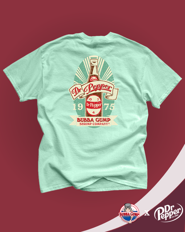Dr Pepper x Bubba Gump | Retro Logo | Adult Tee - FINAL SALE