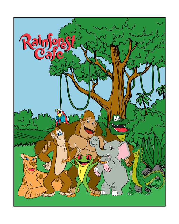 Rainforest Cafe | Wild Bunch | Plush Blanket