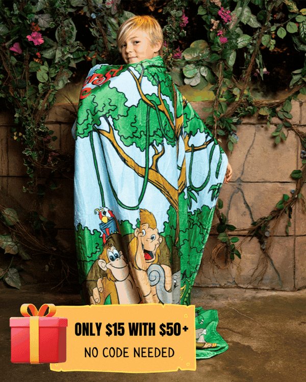 Rainforest Cafe | Wild Bunch | Plush Blanket