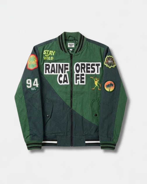 McQ ブルゾン Mサイズ Rainforest Cafe | Stay Wild | Varsity Jacket – Landry's Inc.
