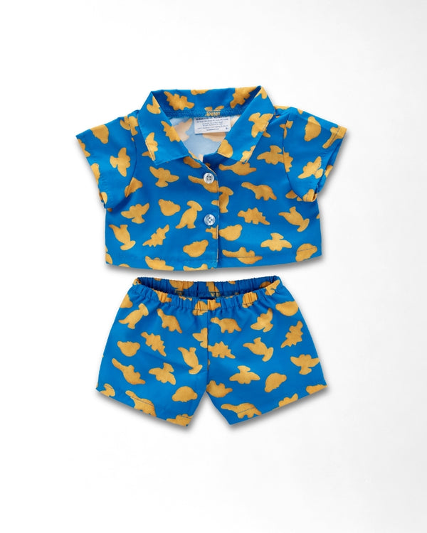 T-Rex Cafe X Build-A-Bear | Happy Nuggets | Dino Plush 2-piece set