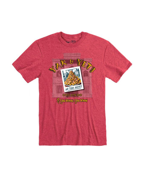 Yak & Yeti | Ahi Tuna Nachos | Adult Tee – Landry's Inc.