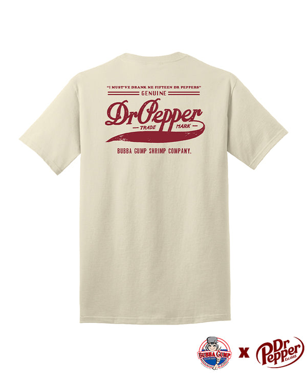 Dr Pepper x Bubba Gump | Drank Me 15 Bottles | Adult Tee Oatmeal