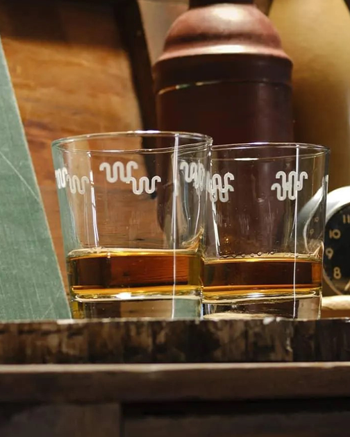 King Ranch Running W Whiskey Glass Landry's Inc.