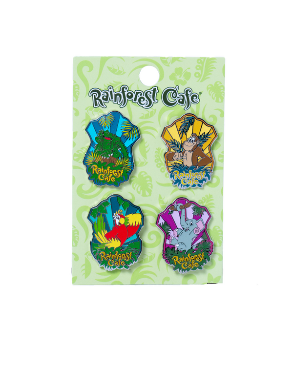 Rainforest Cafe | Rio, Tuki, Iggy, Ozzie | Pin Set - FINAL SALE