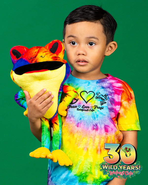 Rainforest Cafe | Cha Cha Tie Dye | 14.5" Plush - FINAL SALE