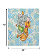 Rainforest Cafe | Sleeping Bunch | Plush Blanket