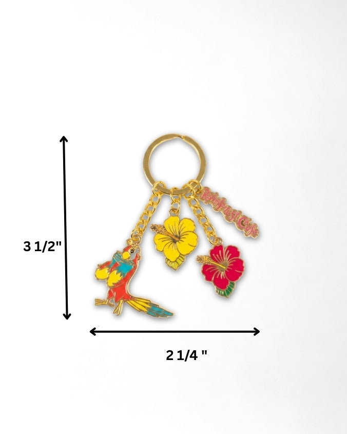 Rainforest Cafe | Rio Hibiscus Charms  | Keychain