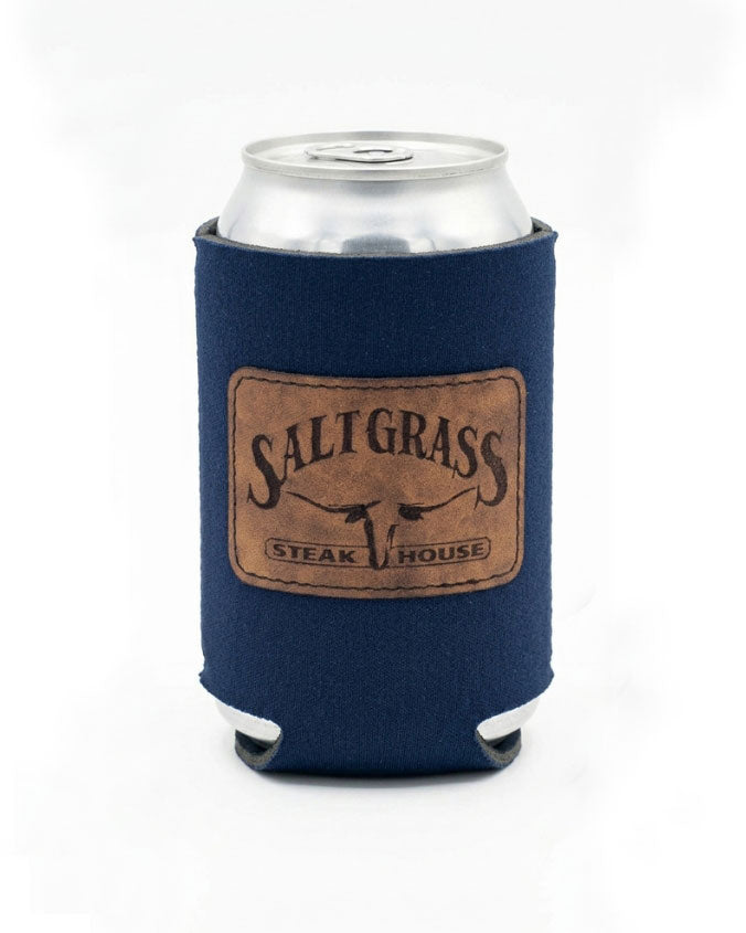 Saltgrass | Logo Lather Look Patch | Koozie