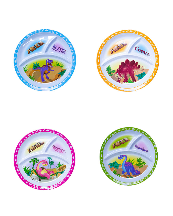 T-Rex Cafe | Segmented Plates | 4 PC Set – Landry's Inc.