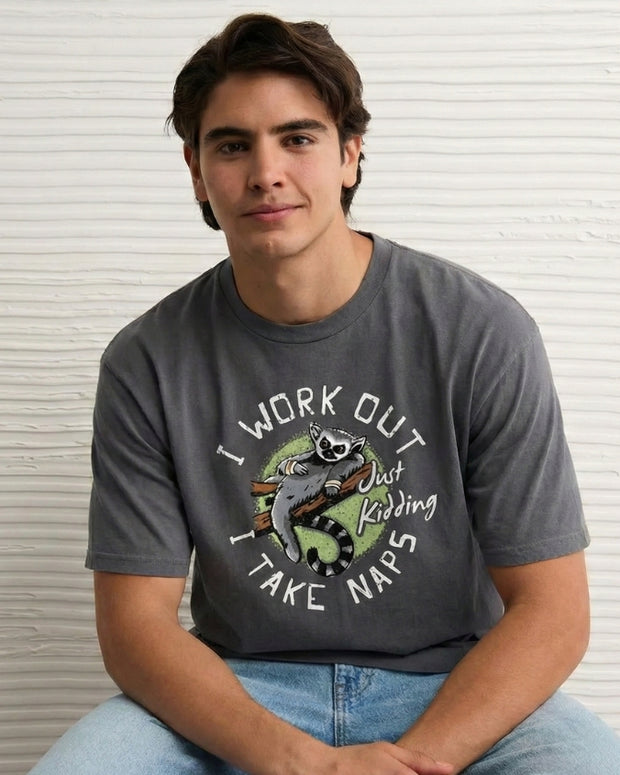 Rainforest Cafe | I Work Out | Adult Tee