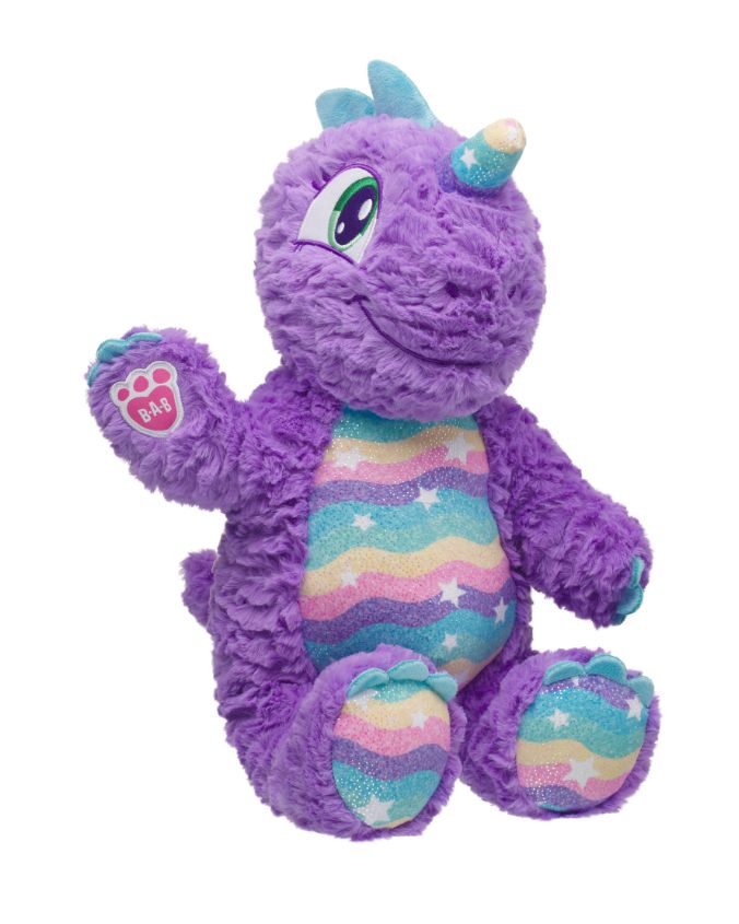 T-Rex Cafe | Purple Dinocorn | 16" Build-A-Dino Plush
