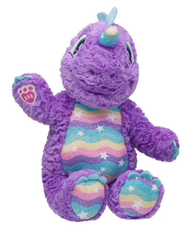 T-Rex Cafe | Purple Dinocorn | 16" Build-A-Dino Plush