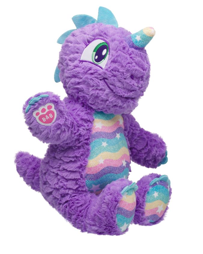 T-Rex Cafe | Purple Dinocorn | 16" Build-A-Dino Plush