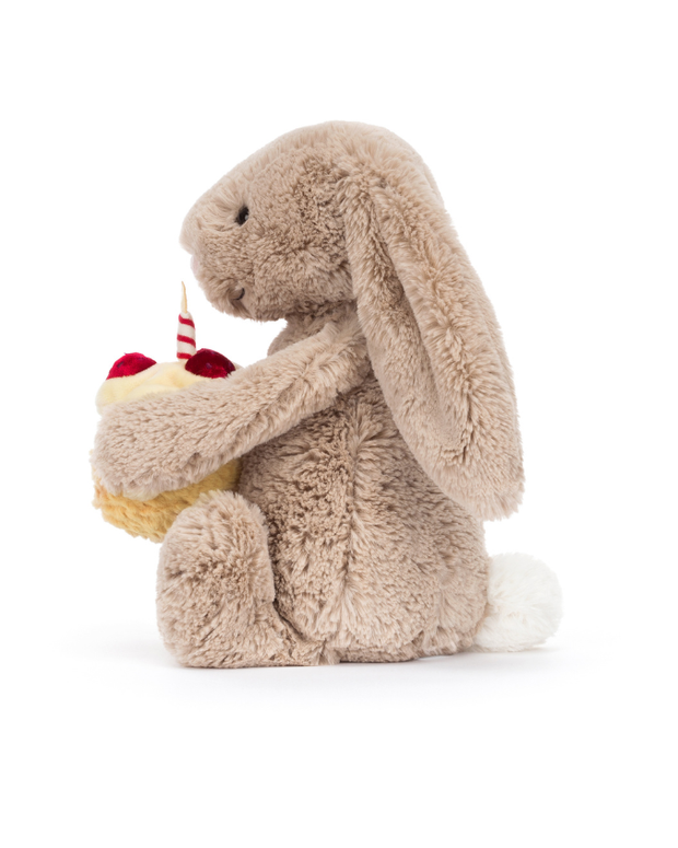 Jellycat | Bashful Beige Bunny 'Birthday'| Plush