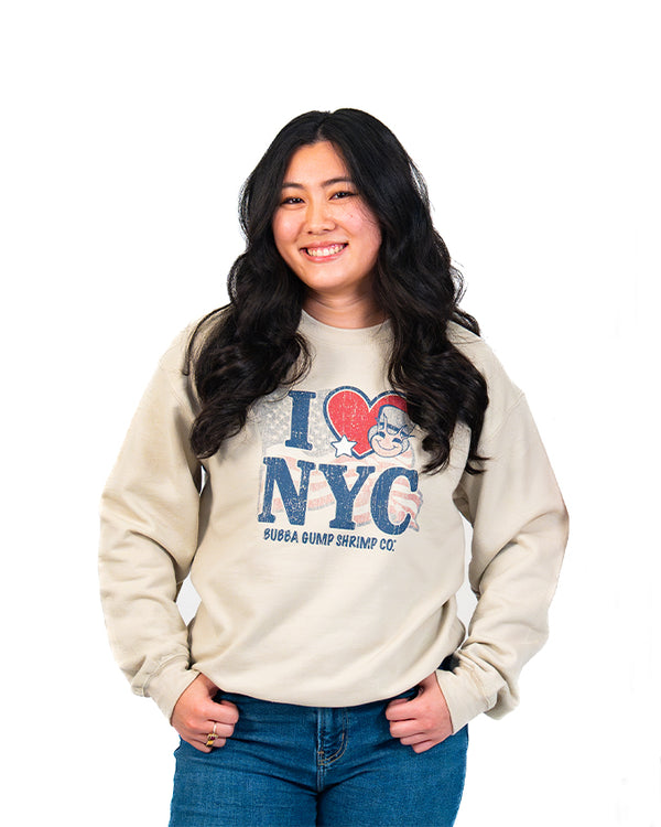 Bubba Gump | I ❤️ NYC | Adult Crewneck