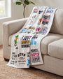 Bubba Gump | Iconic Movie Quotes | Plush Blanket