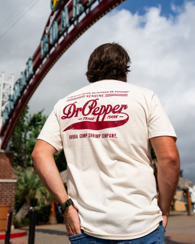 Dr Pepper x Bubba Gump | Drank Me 15 Bottles | Adult Tee Oatmeal