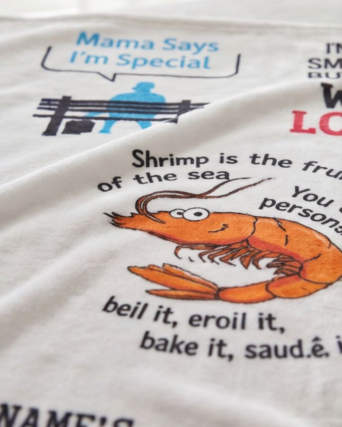 Bubba Gump | Iconic Movie Quotes | Plush Blanket