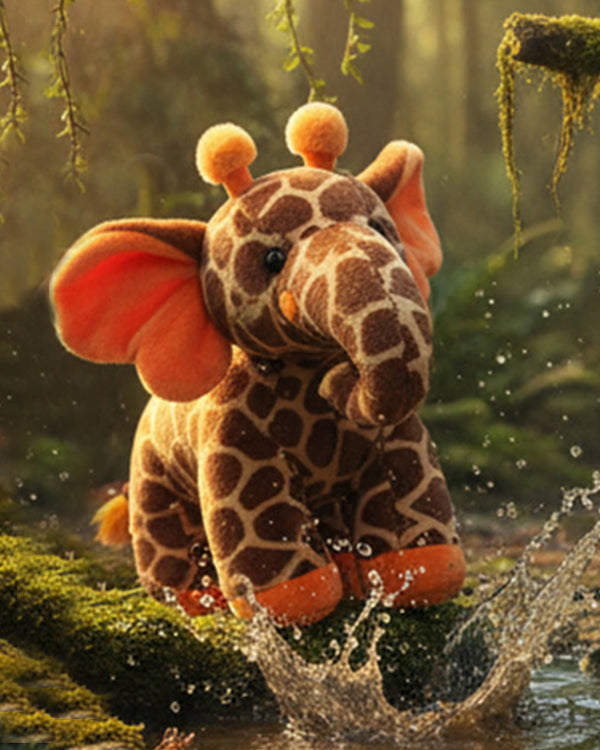 Rainforest Cafe | Imaginimals | Giraffephant – The Spotted Water Dancer