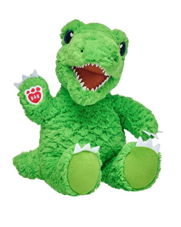 PRE-ORDER| T-Rex Cafe | Green T-Rex Plush | 16" Build-A-Dino Plush