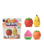 Top Trenz | The Pits Grumpy Fruit Squishes | Sensory Toy 2-Pack