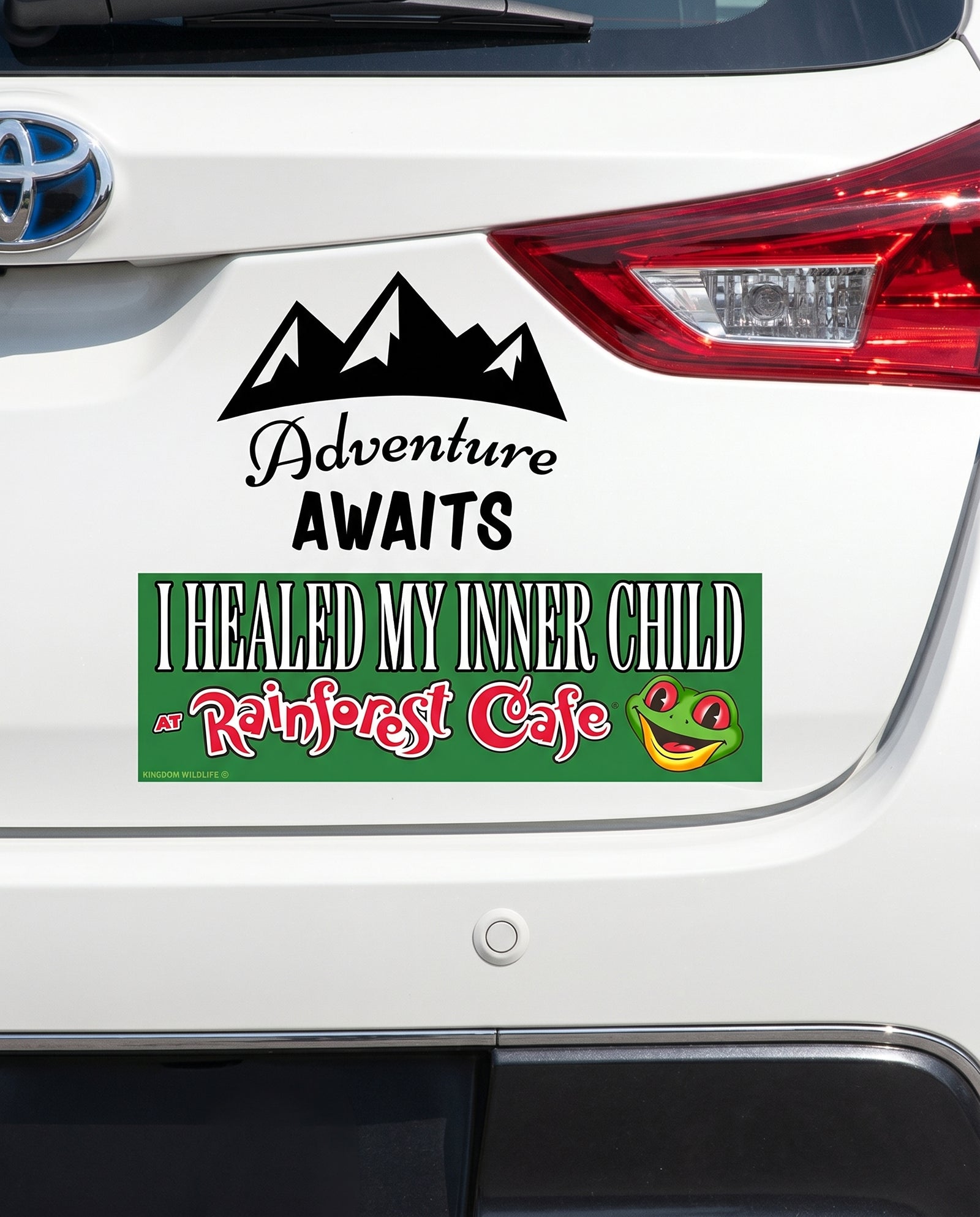 Rainforest Cafe | I healed My Inner Child | Bumper Sticker