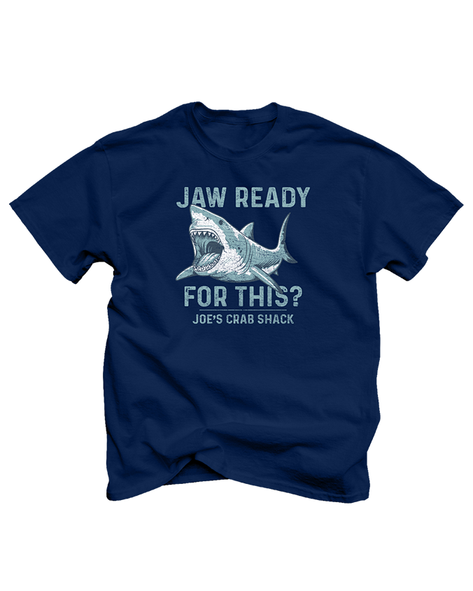 Jaws Shark Below T-Shirt Adult Jaws Shark Below T-Shirt Adult