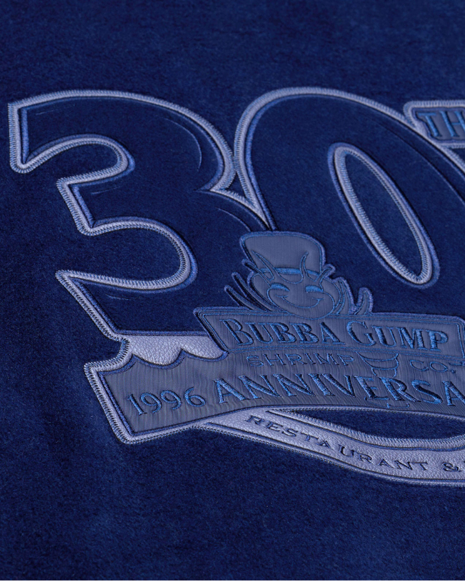 PRE-ORDER | Mitchell & Ness x Bubba Gump | 30th Anniversary Quotes Lined | Varsity Jacket