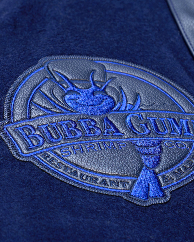 PRE-ORDER | Mitchell & Ness x Bubba Gump | 30th Anniversary Quotes Lined | Varsity Jacket
