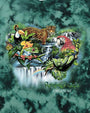 Rainforest Cafe | Jungle Collage Soft Tie Dye | Adult Tee