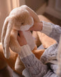 BUNNIES BY THE BAY | Little Floppy Nibble Bunny | 12"Plush Almond Joy