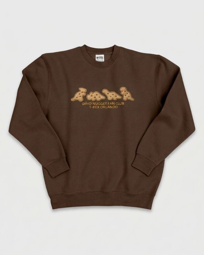 T-Rex Cafe | Dino Nugget Fan Club | Adult Crewneck – Landry's Inc.