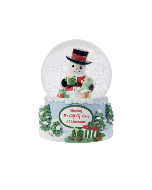 Precious Moments | Sharing The Gift Of Love At Christmas | Snow Globe