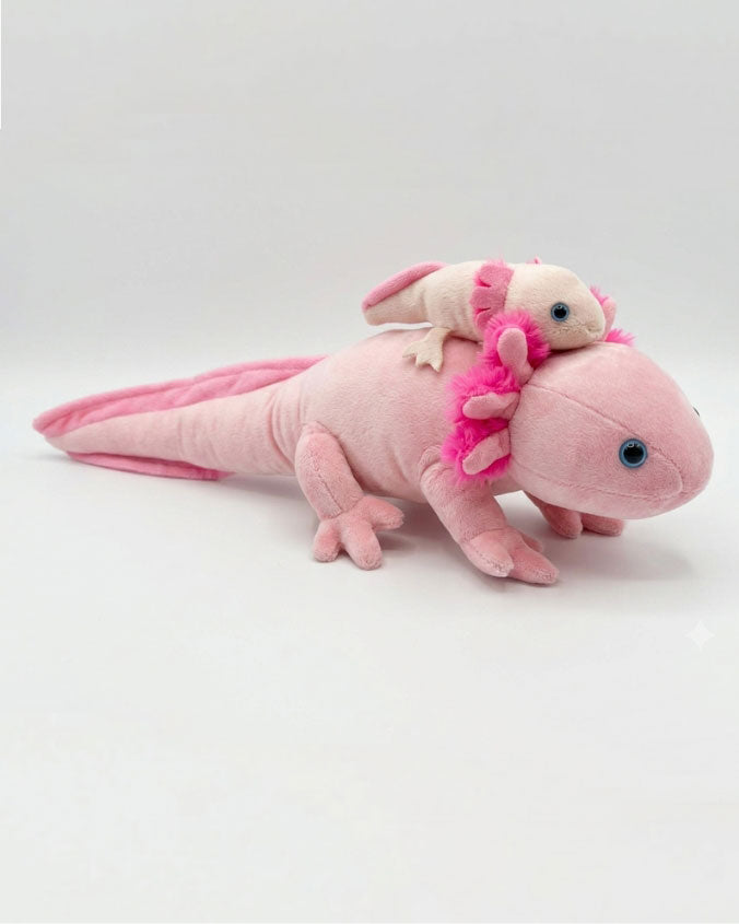 Rainforest Cafe | Mom & Baby Axolotl | 9" Plush