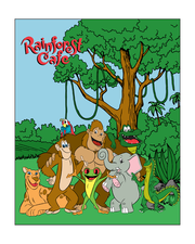 Rainforest Cafe | Wild Bunch | Plush Blanket