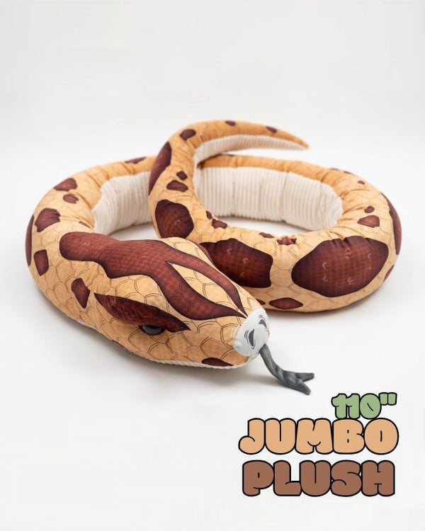 Rainforest Cafe | Julius The Squezzer Snake | 110" Jumbo Plush