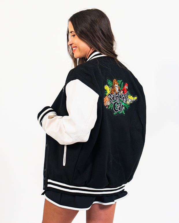 Rainforest Cafe | Vintage Logo Patch | Adult Letterman Jacket