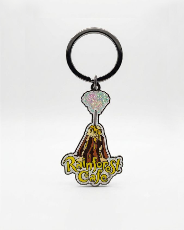 Rainforest Cafe | Birthday Sparkling Volcano Cake | Keychain