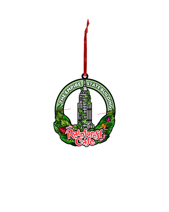 Rainforest Cafe x The Empire State Building | Christmas Ornament