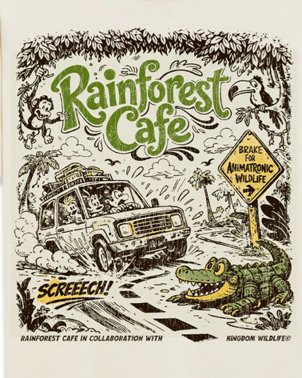 Rainforest Cafe | Brake for Animatronic Wildlife | Adult Tee