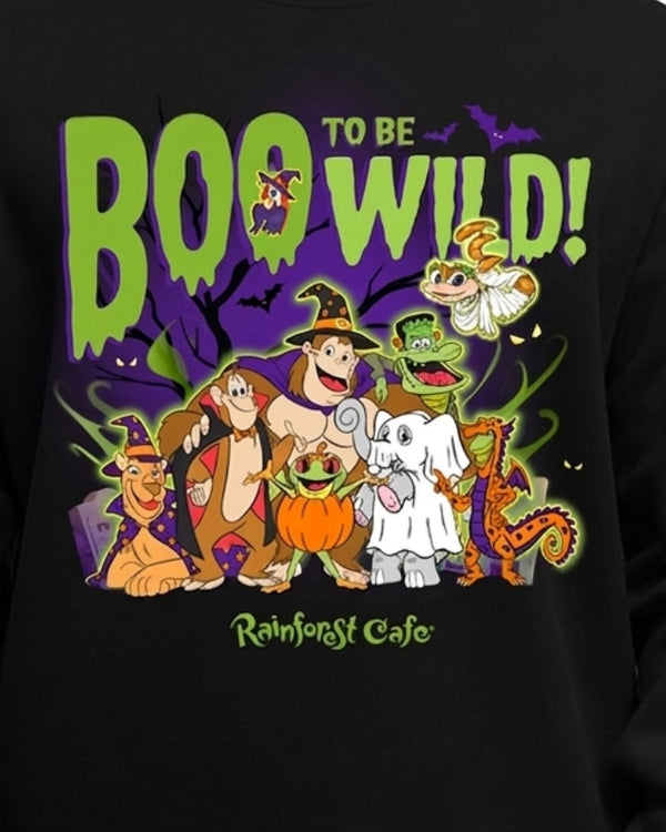 Rainforest Cafe | Boo To Be Wild! Halloween 2026 | Adult Crewneck