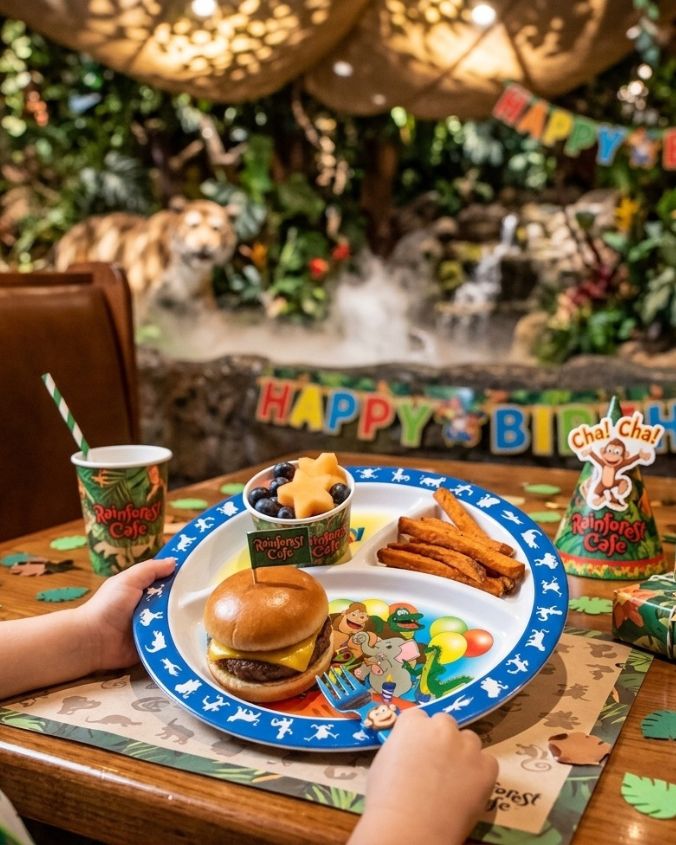 Rainforest Cafe | Birthday Special Edition | Segmented Plate