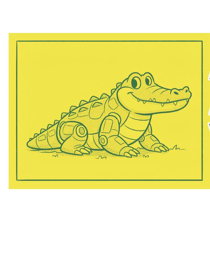 Rainforest Cafe | Brake For Animatronic Wildlife | Bumper Sticker