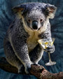 Rainforest Cafe | Koala Martini Tie Dye | Adult Tee