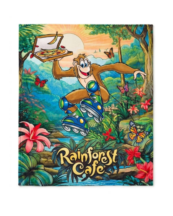 Rainforest Cafe | Skating Ozzie | Plush Blanket